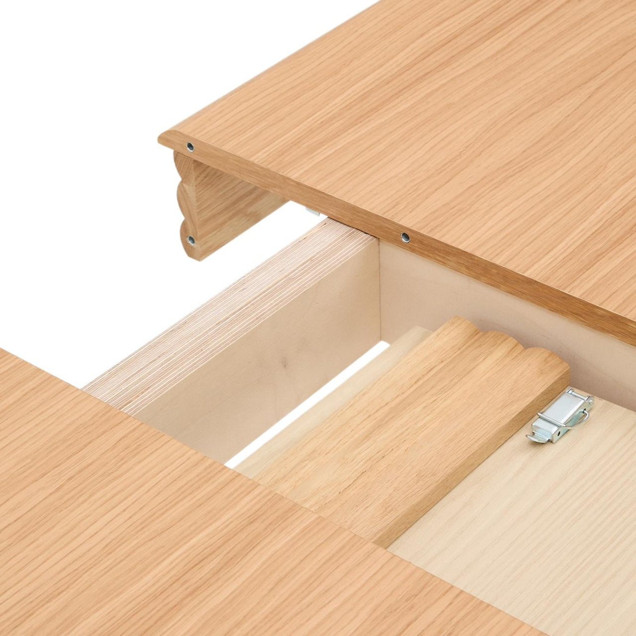 Masa dining extensibila maro din lemn 90x200(280) cm Lenon Kave Home