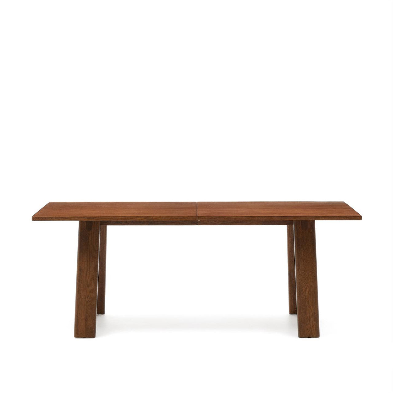 Masa dining extensibila maro inchis din lemn 95x200(250) cm Arlen Kave Home