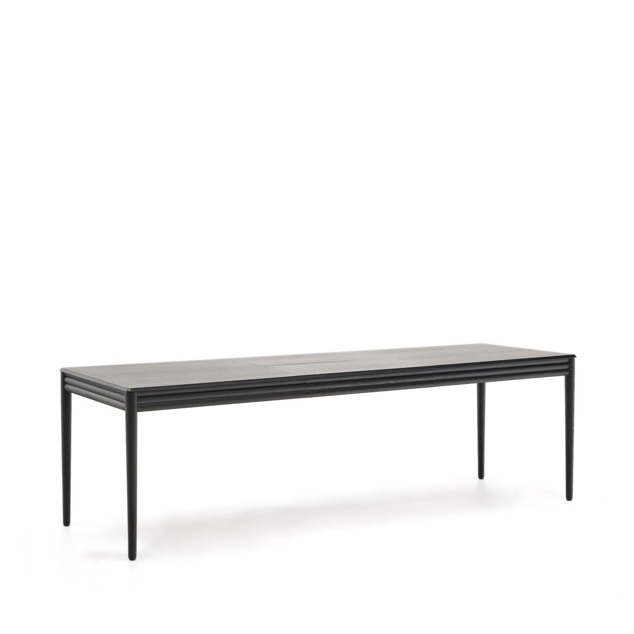 Masa dining extensibila neagra din lemn 90x160(240) cm Lenon Kave Home