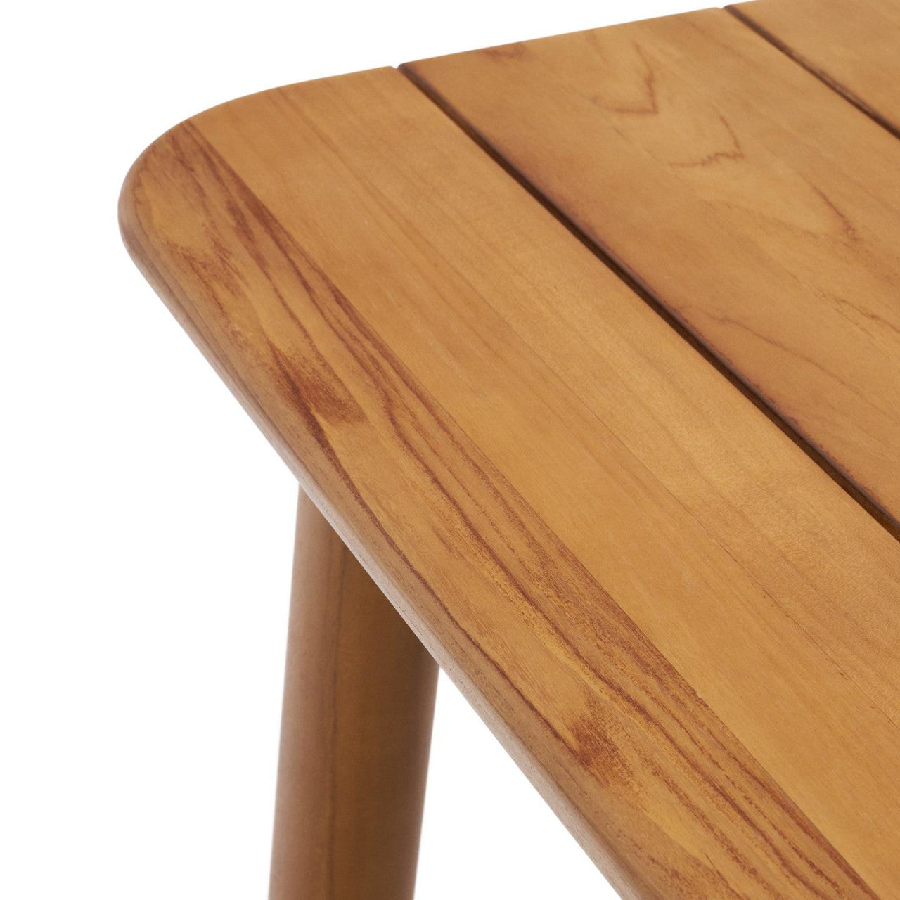 Masa dining exterior extensibila maro din lemn 100x220(294) cm Turqueta Kave Home