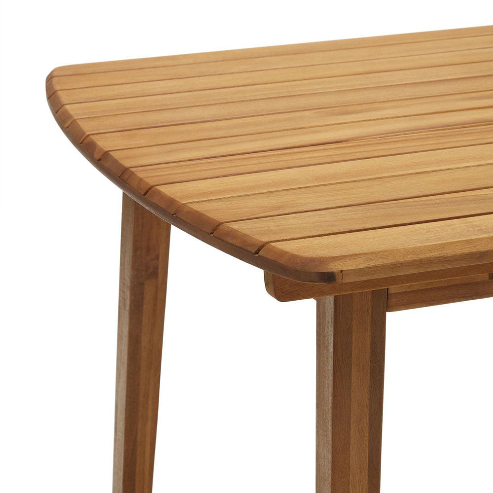 Masa dining exterior extensibila maro din lemn 90x180(240) cm Thianna Kave Home