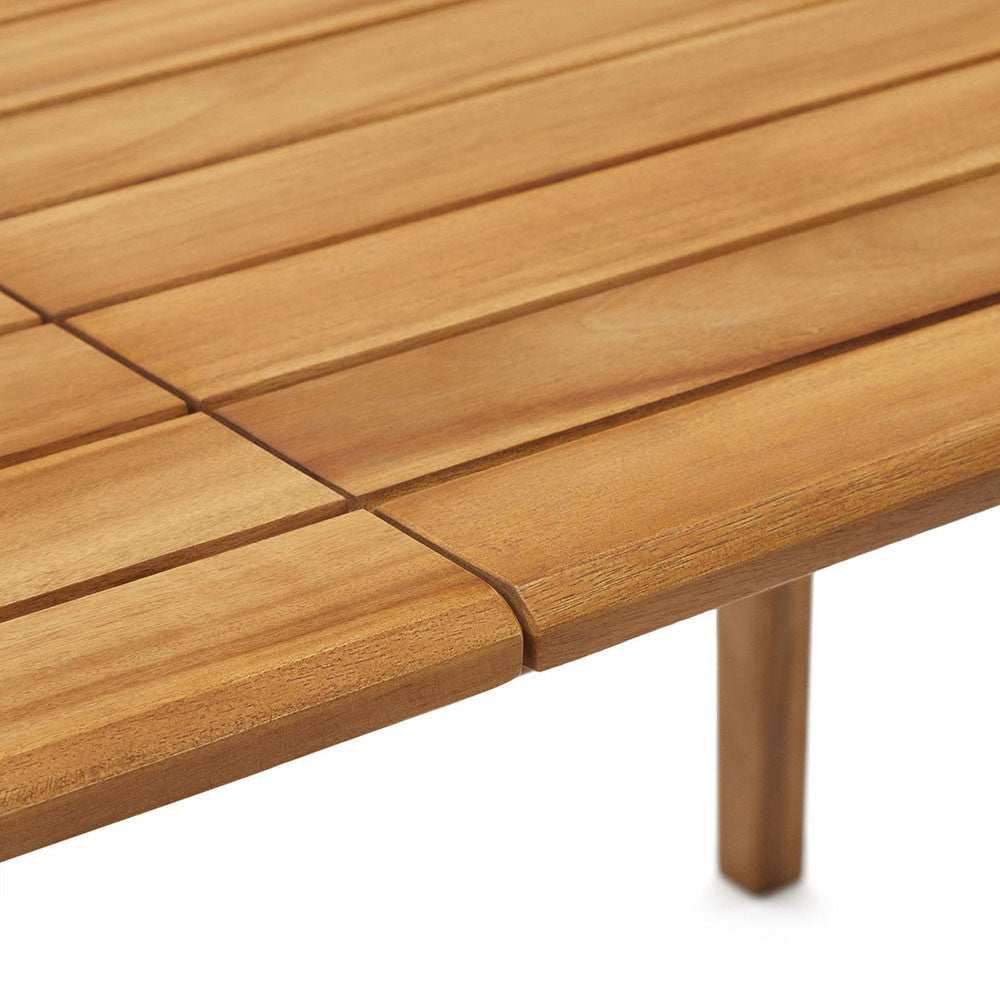 Masa dining exterior extensibila maro din lemn 90x180(240) cm Thianna Kave Home