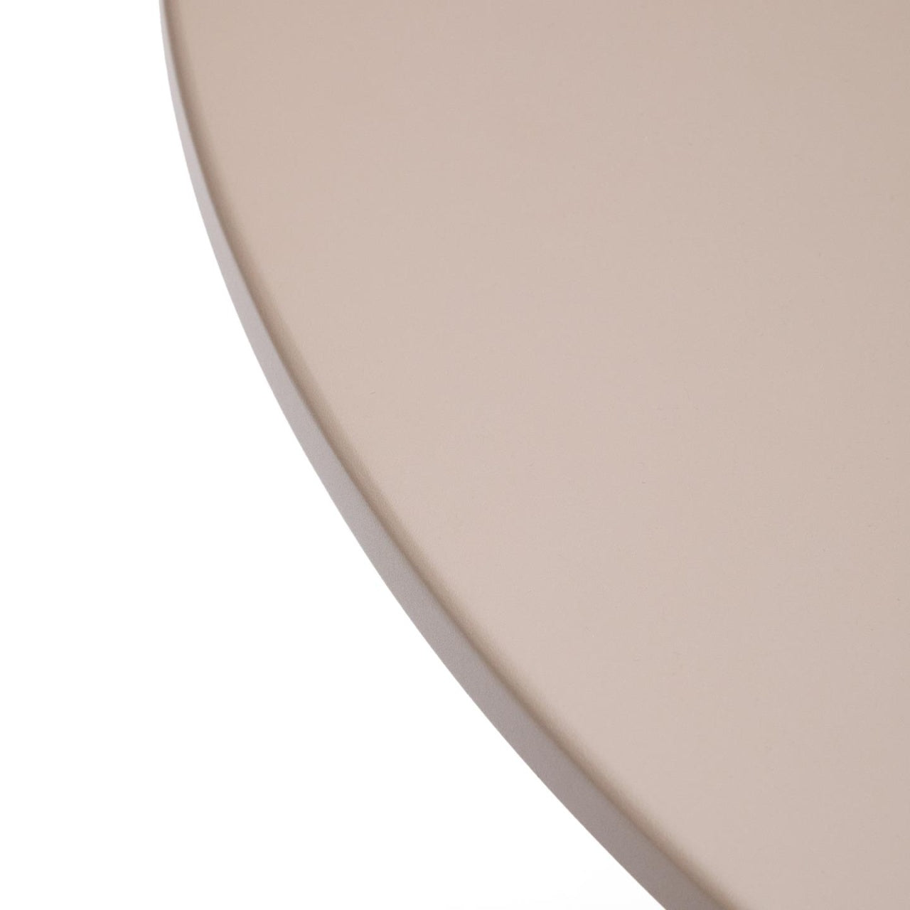 Masa dining exterior grej din otel 80 cm Sedalis Kave Home