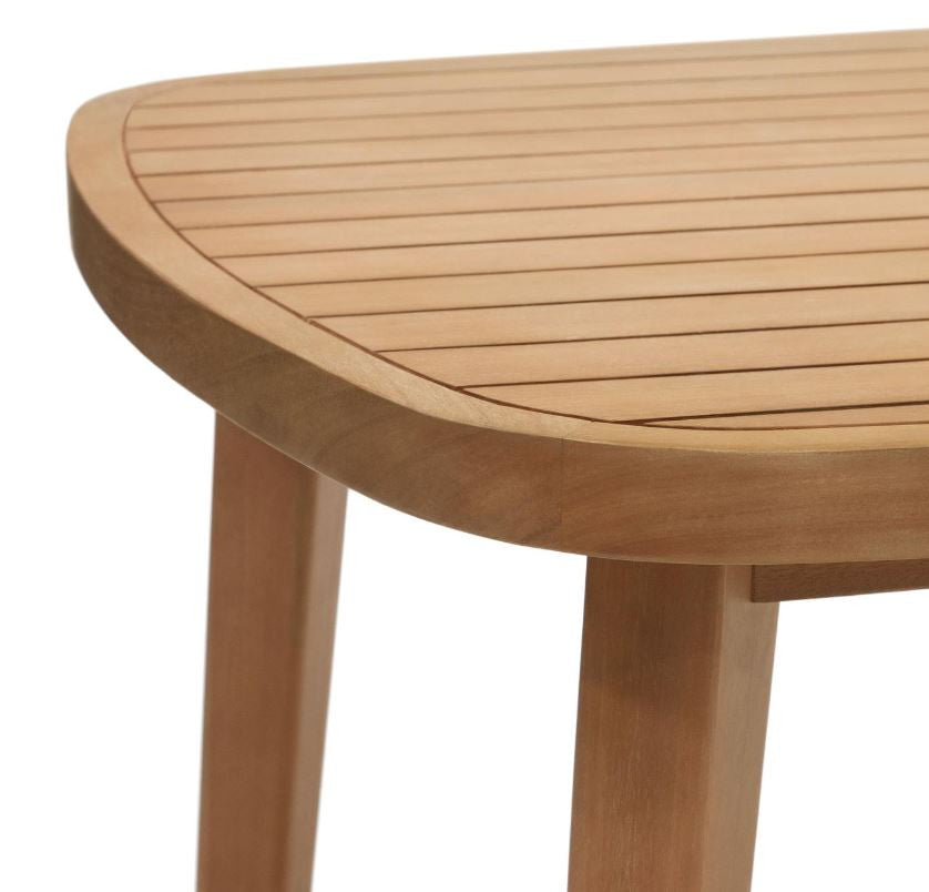 Masa dining exterior maro din lemn 90x170 cm Maset Kave Home