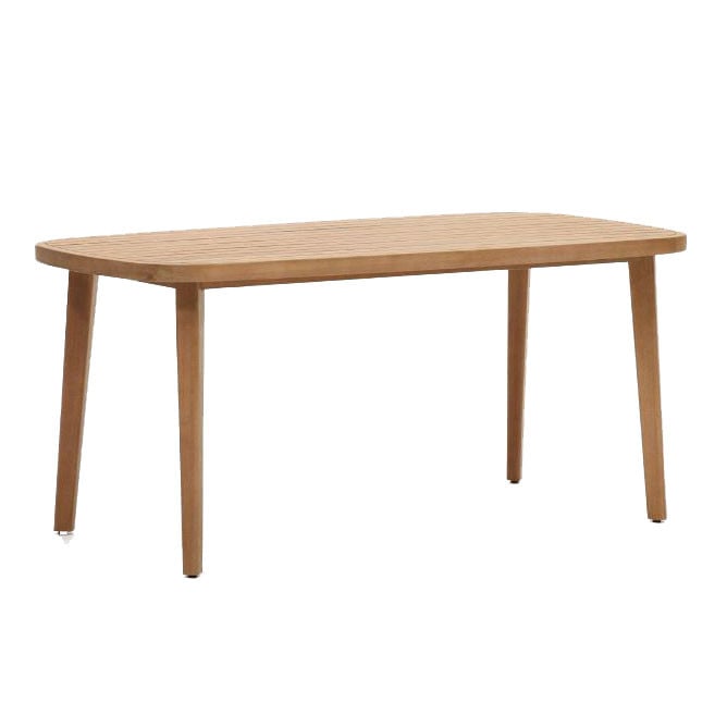 Masa dining exterior maro din lemn 90x170 cm Maset Kave Home