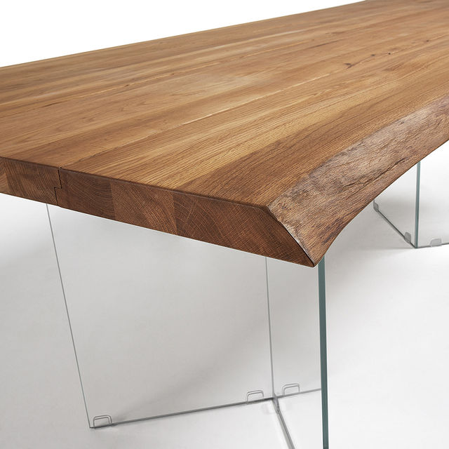 Masa dining maro din lemn 100x180 cm Lotty Kave Home