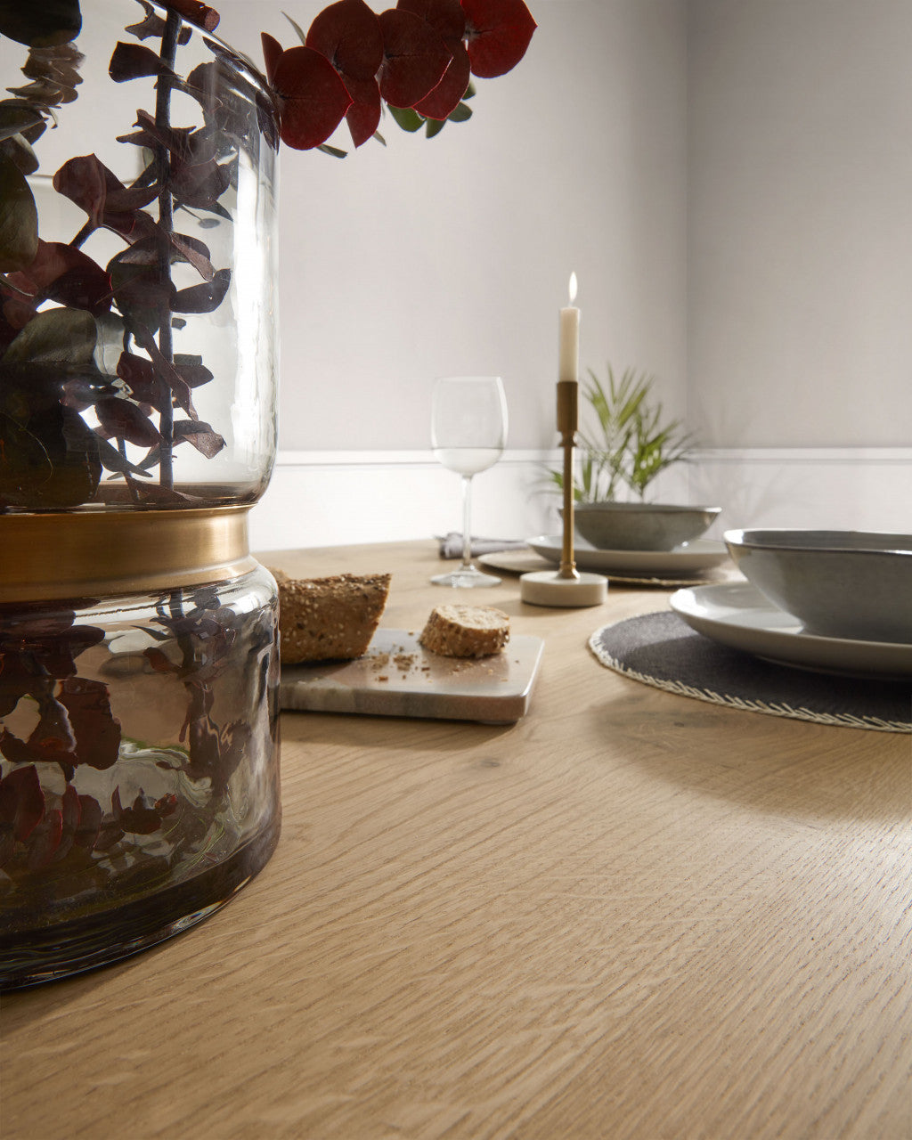 Masa dining maro din lemn 100x200 cm Armande Kave Home