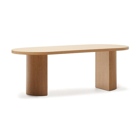 Masa dining maro din lemn 100x200 cm Nealy Kave Home