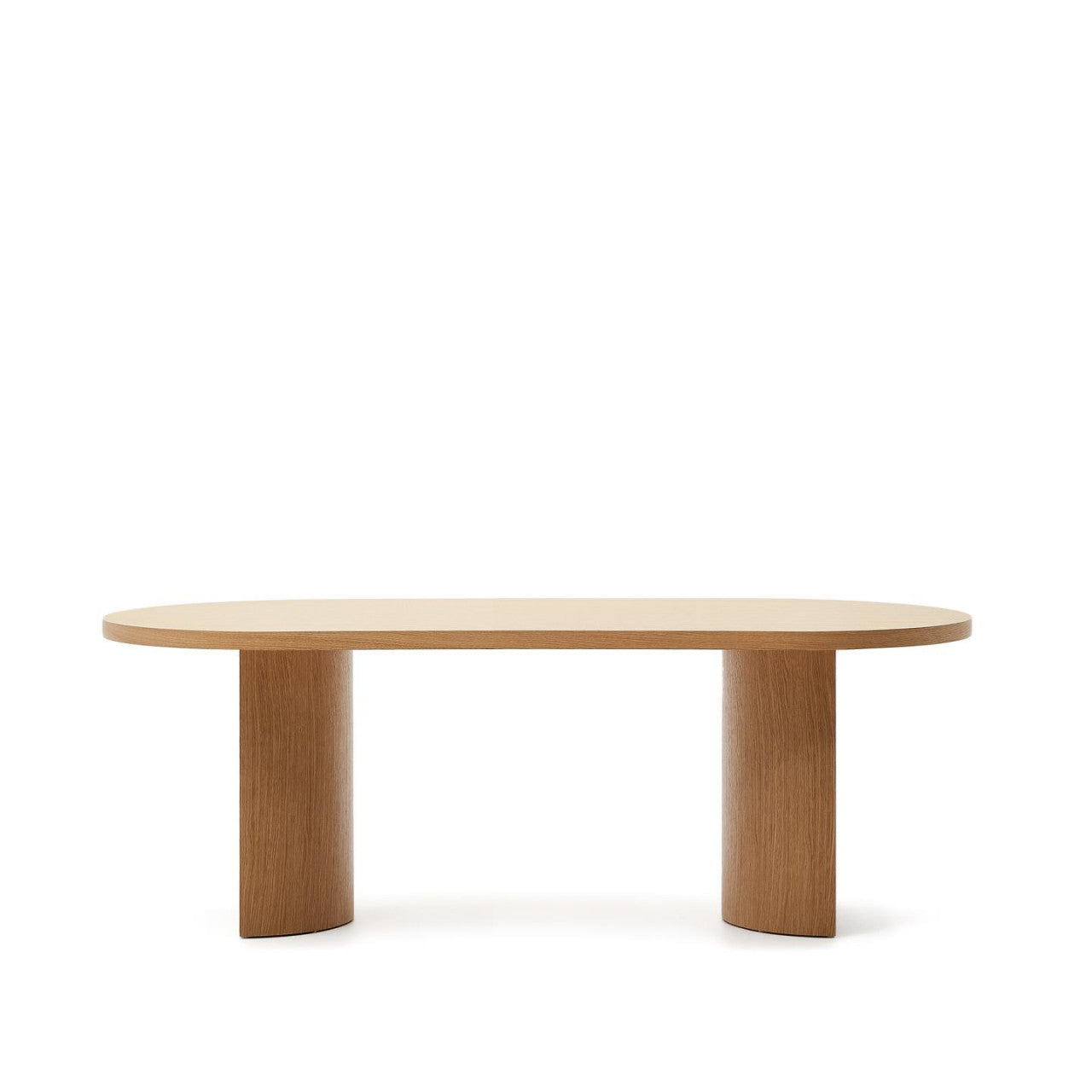 Masa dining maro din lemn 100x200 cm Nealy Kave Home