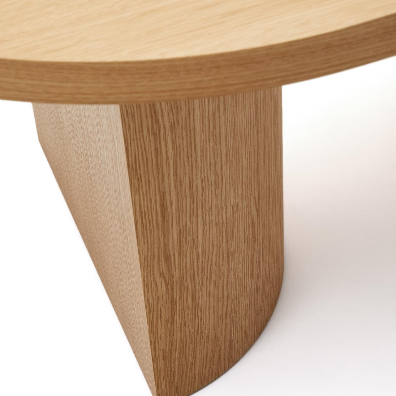 Masa dining maro din lemn 100x200 cm Nealy Kave Home