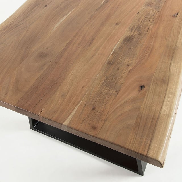 Masa dining maro din lemn 100x220 cm Alaia Kave Home