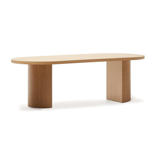 Masa dining maro din lemn 100x240 cm Nealy Kave Home