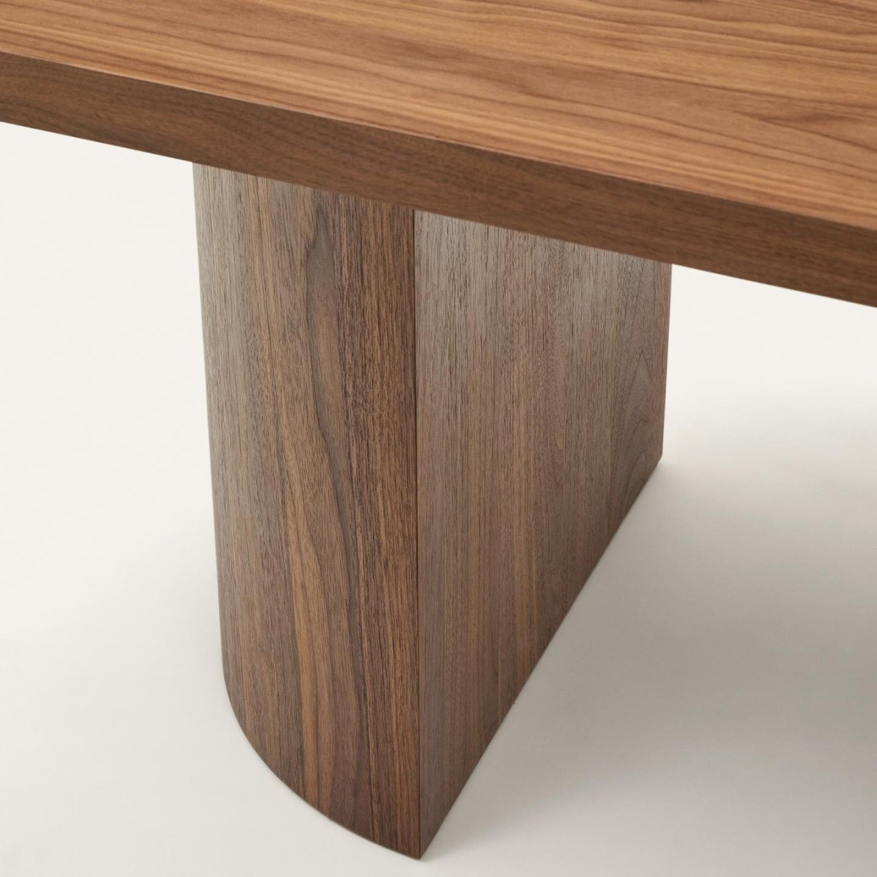 Masa dining maro din lemn 100x240 cm Nealy Walnut Kave Home