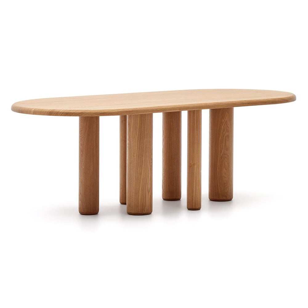 Masa dining maro din lemn 105x220 cm Mailen Kave Home