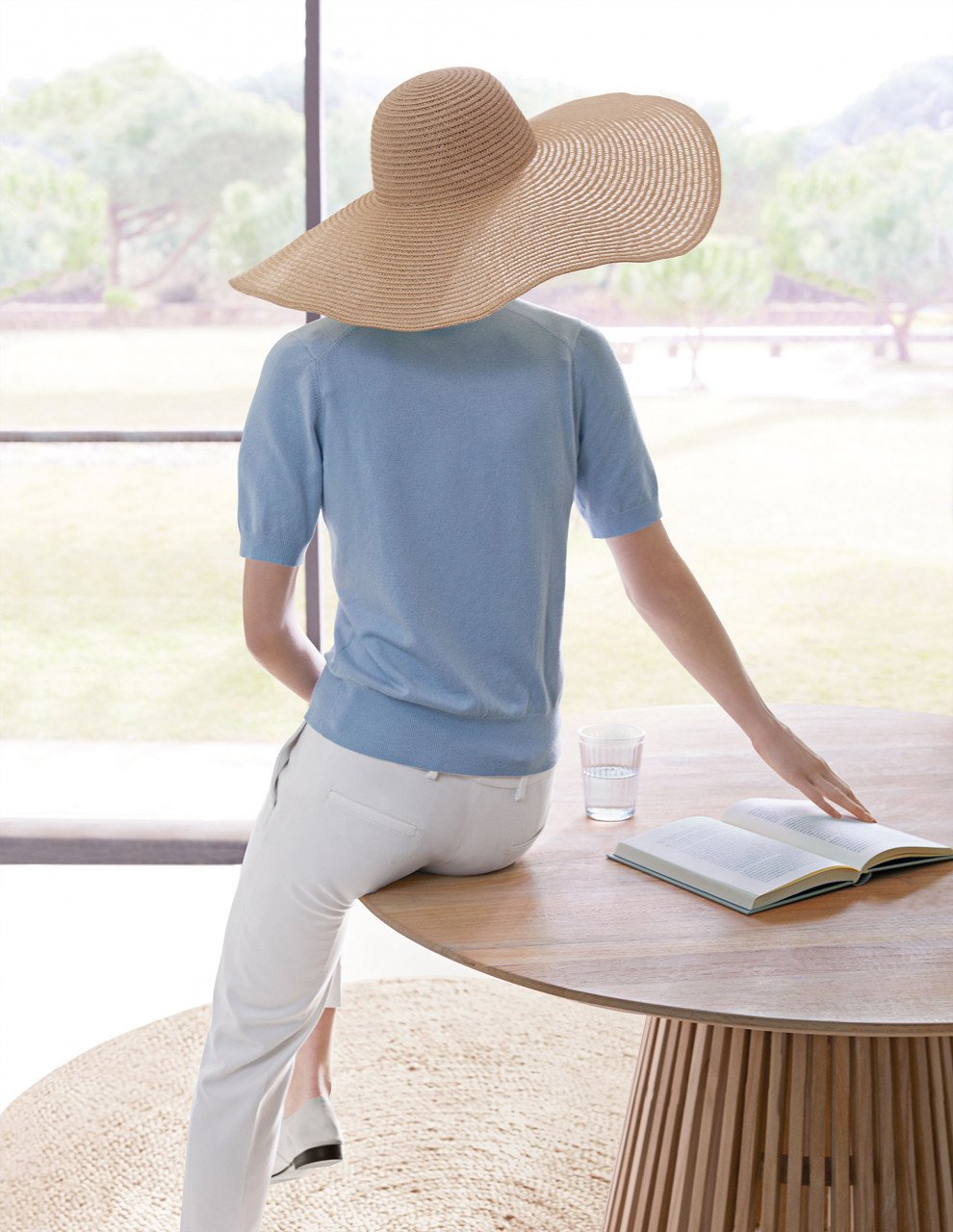 Masa dining maro din lemn 120 cm Jeanette Kave Home