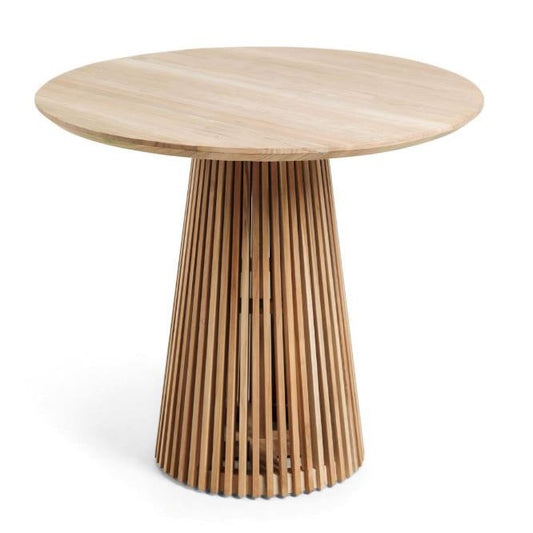 Masa dining maro din lemn 90 cm Jeanette Kave Home
