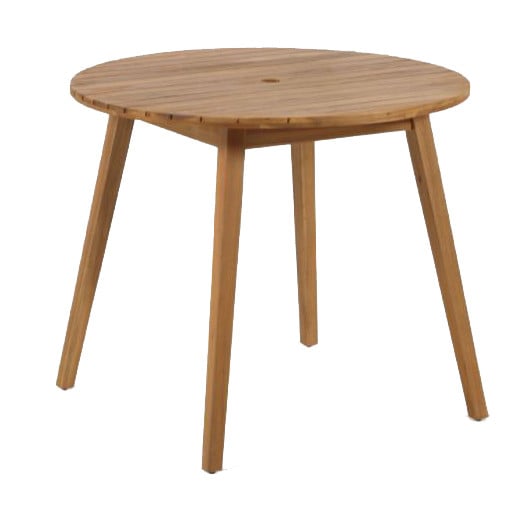 Masa dining maro din lemn 90 cm Vilma Kave Home