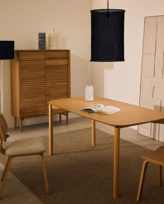 Masa dining maro din lemn 90x140 cm Indara Kave Home