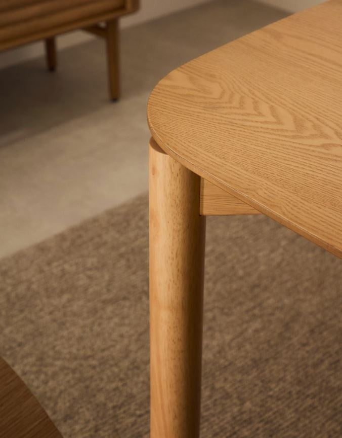 Masa dining maro din lemn 90x140 cm Indara Kave Home