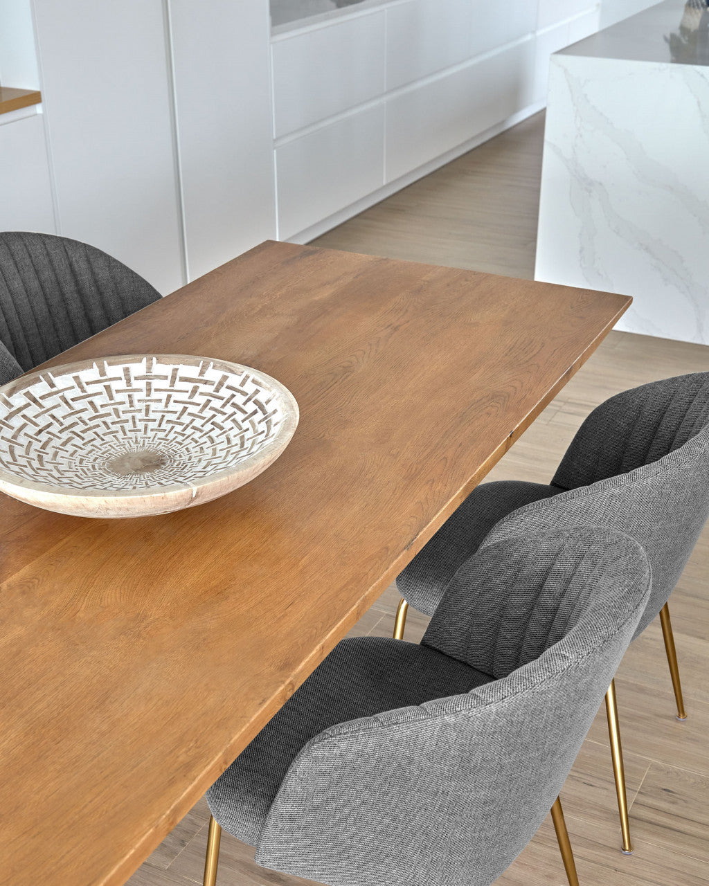 Masa dining maro din lemn 90x160 cm Amethyst Kave Home
