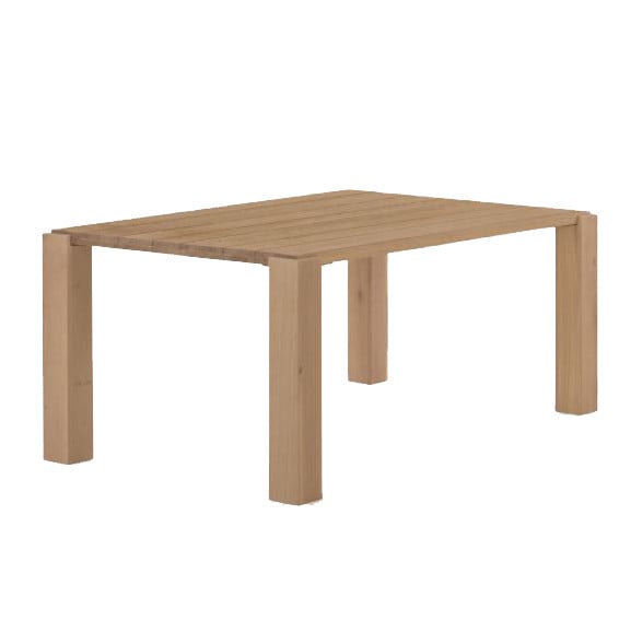Masa dining maro din lemn 90x160 cm Deyarina Kave Home