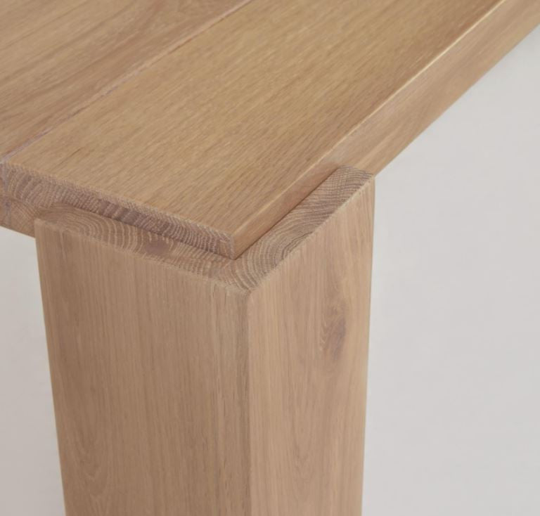 Masa dining maro din lemn 90x160 cm Deyarina Kave Home