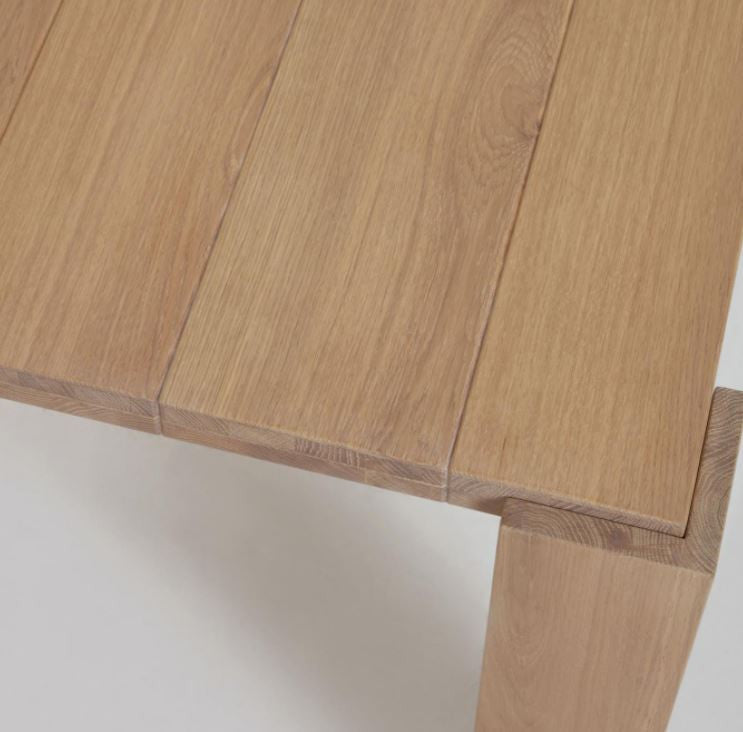 Masa dining maro din lemn 90x160 cm Deyarina Kave Home