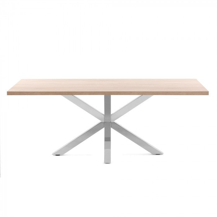 Masa dining maro din metal 100x160 cm Argo Kave Home