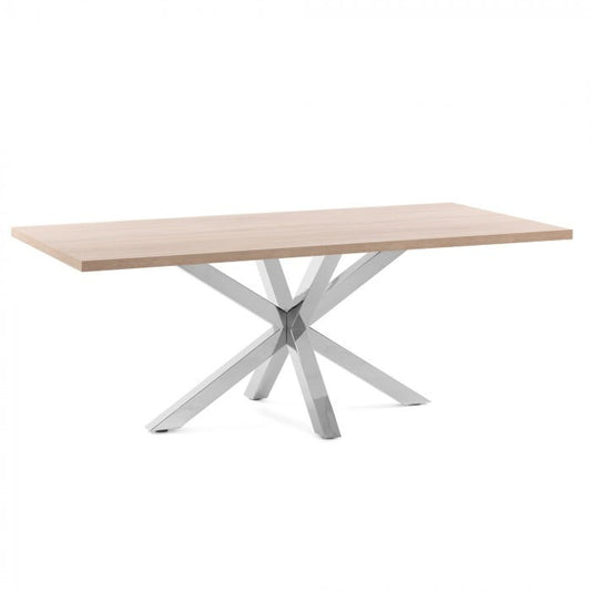 Masa dining maro din metal 100x160 cm Argo Kave Home