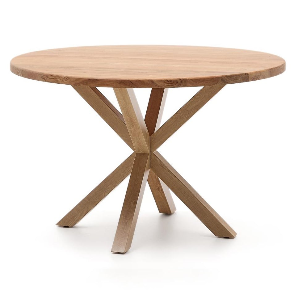 Masa dining maro din metal 120 cm Argo Kave Home