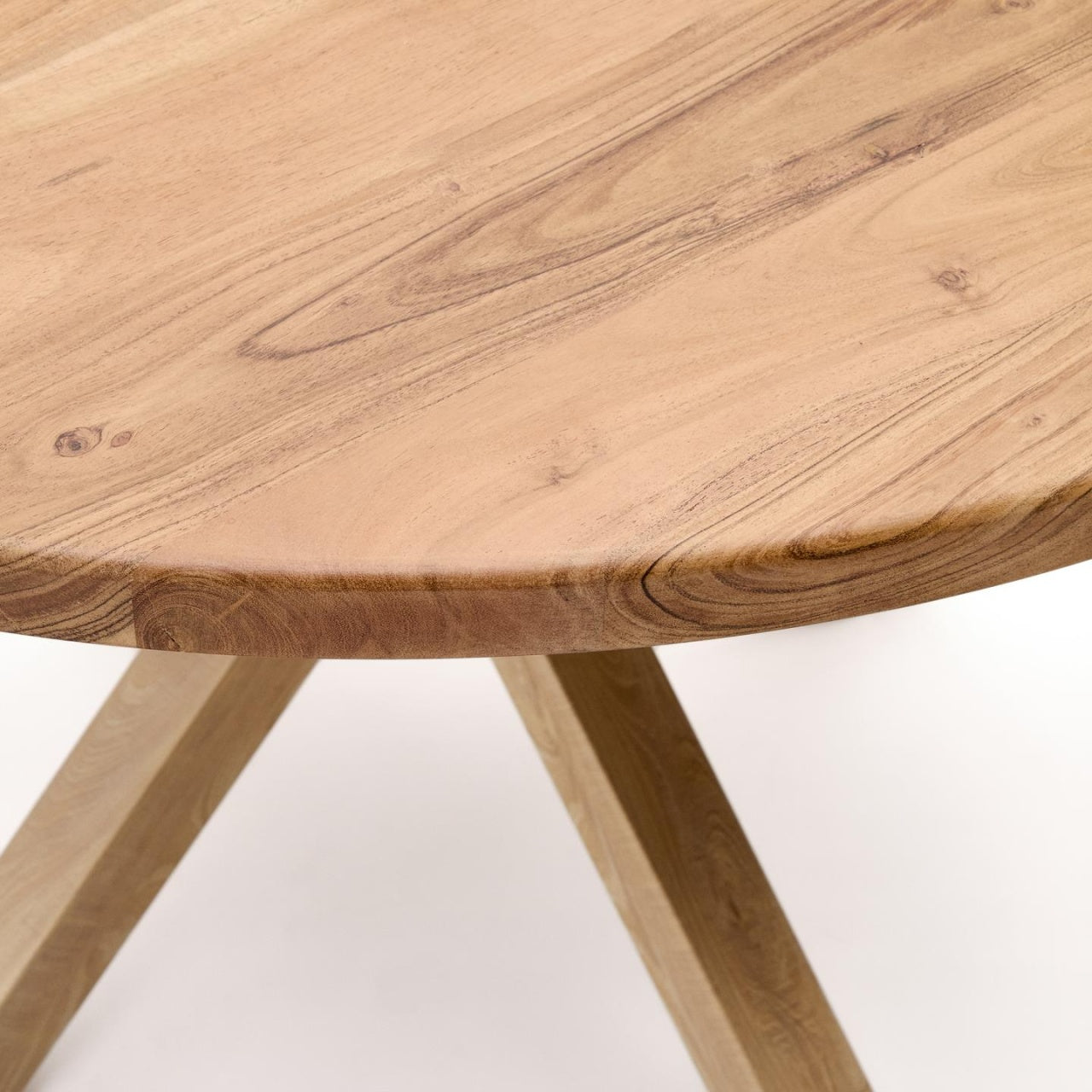 Masa dining maro din metal 120 cm Argo Kave Home