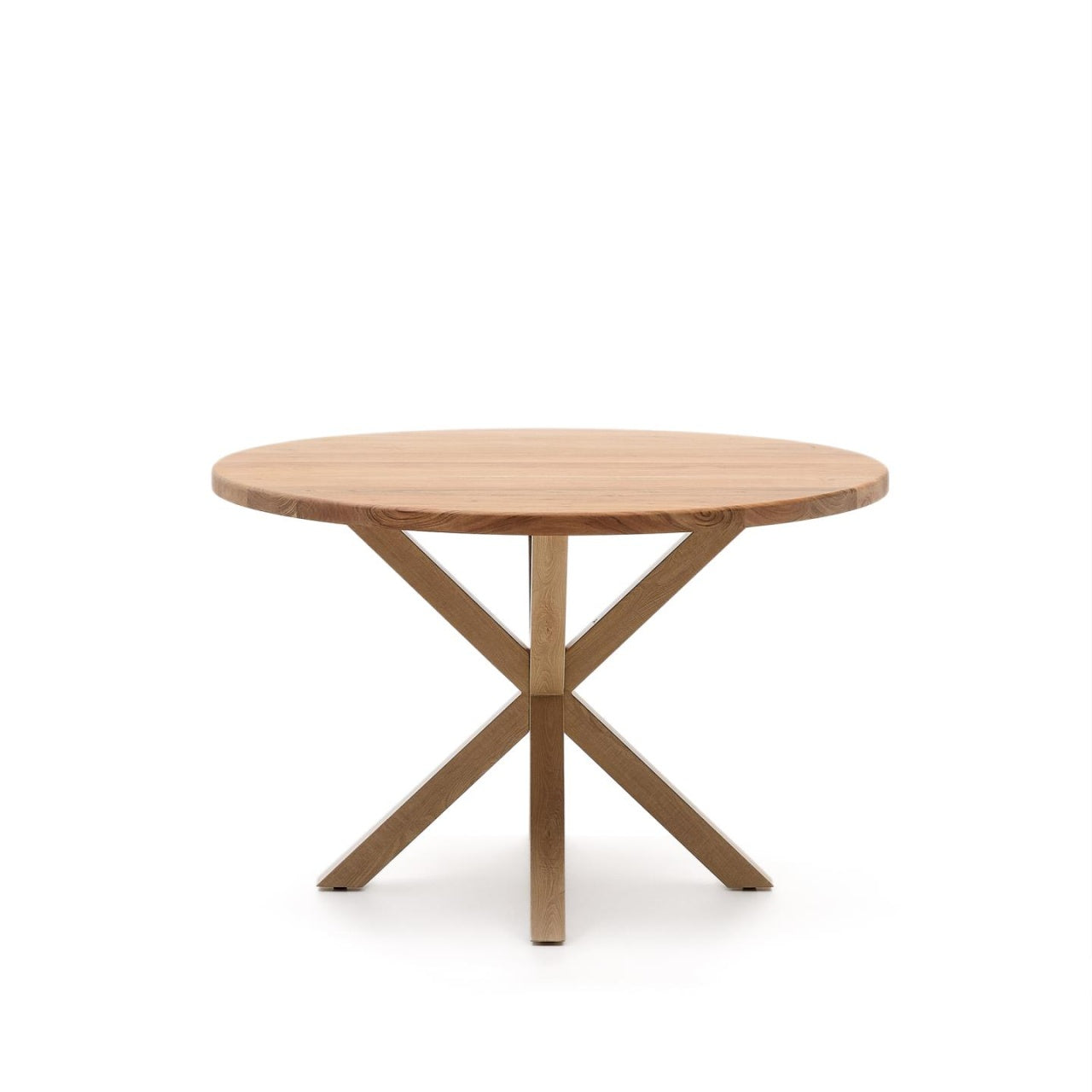 Masa dining maro din metal 120 cm Argo Kave Home