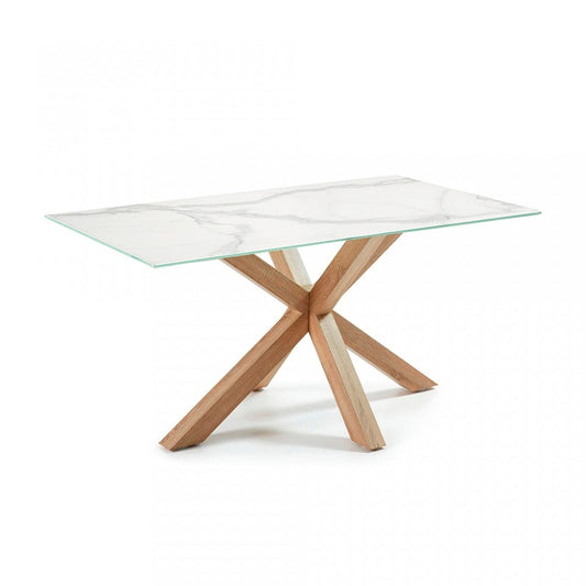 Masa dining maro din metal 90x160 cm Argo Kave Home