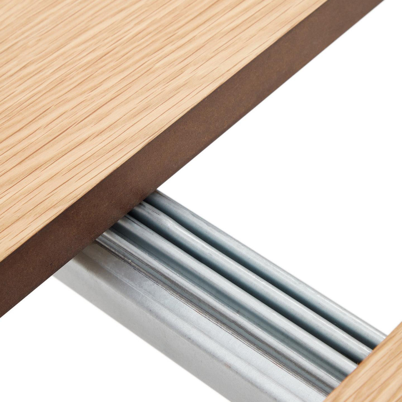 Masa dining maro/gri din lemn 90x120(200) cm Montuiri Kave Home