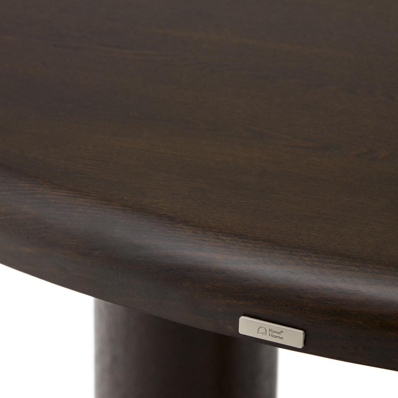 Masa dining maro inchis din lemn 120 cm Mailen Kave Home