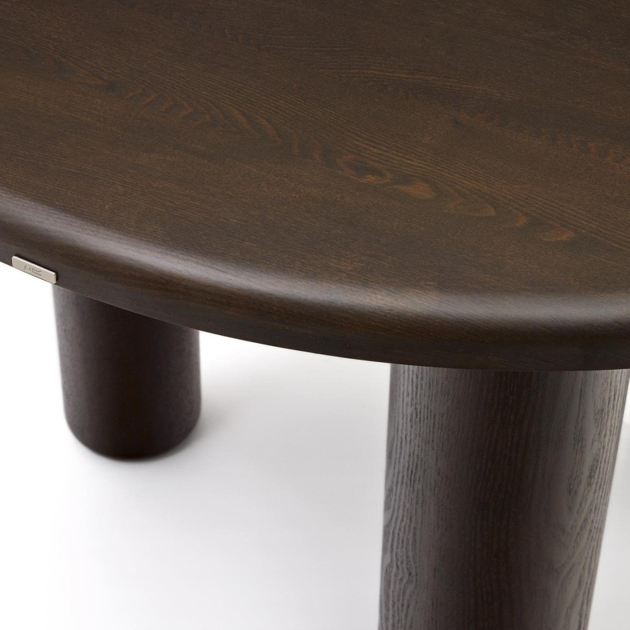 Masa dining maro inchis din lemn 120 cm Mailen Kave Home