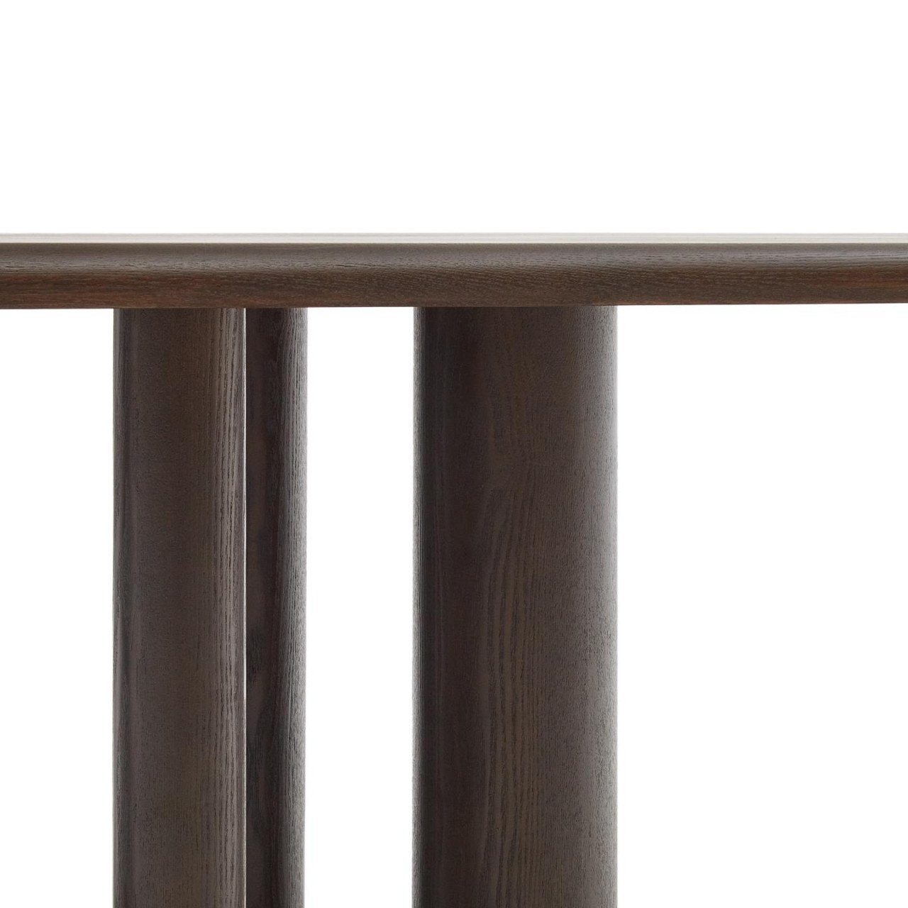 Masa dining neagra din lemn 105x220 cm Mailen Kave Home
