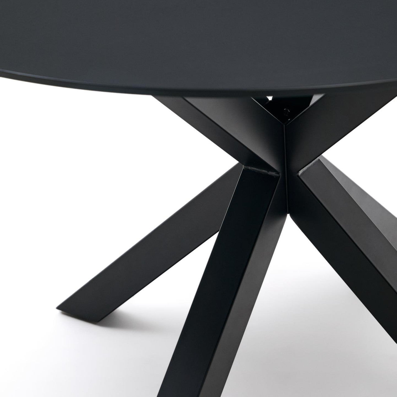 Masa dining neagra din metal 150 cm Argo Kave Home