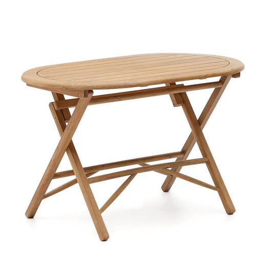 Masa dining pliabila maro din lemn 70x120 cm Dandara Kave Home