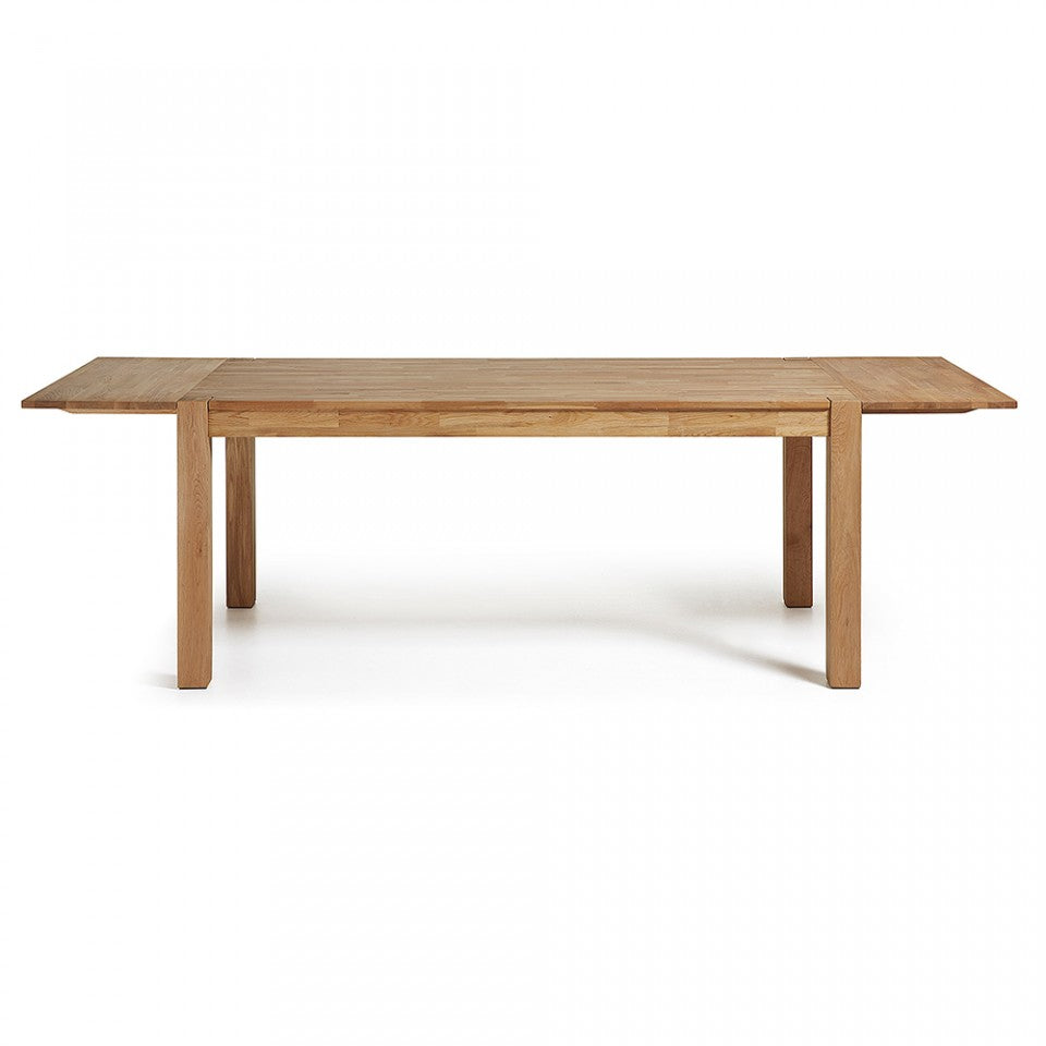 Masa extensibila maro din lemn 90x140(220) cm Isbel Kave Home
