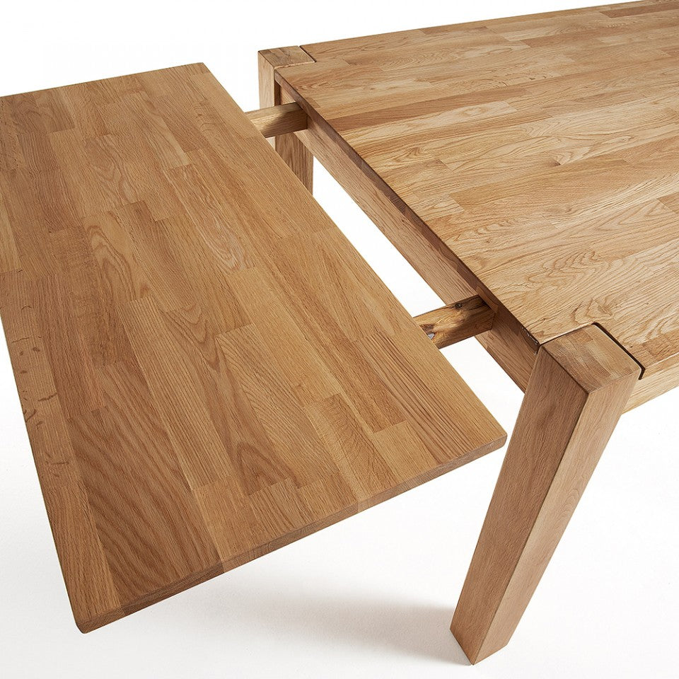 Masa extensibila maro din lemn 90x140(220) cm Isbel Kave Home