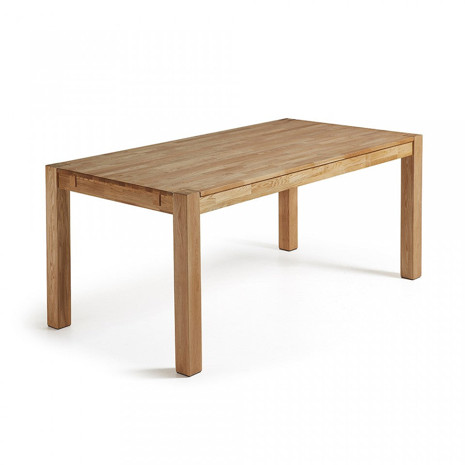 Masa extensibila maro din lemn 90x140(220) cm Isbel Kave Home