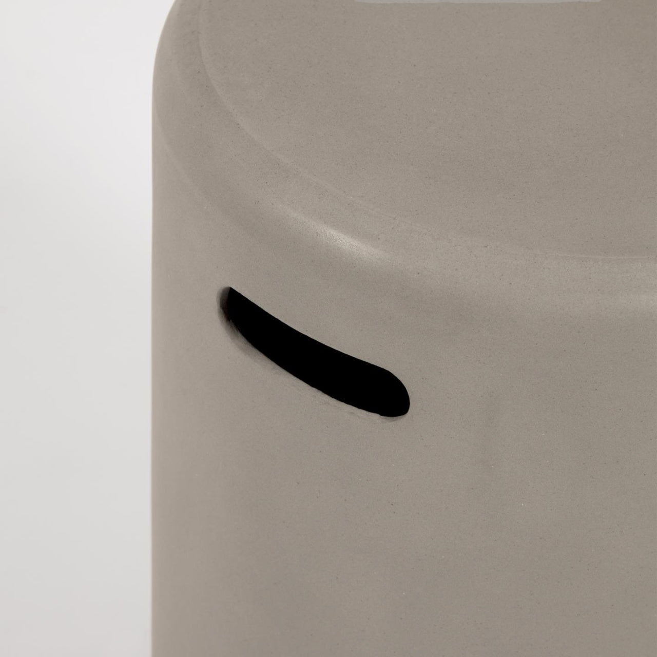 Masa laterala exterior gri din ciment 35 cm Taimi Kave Home