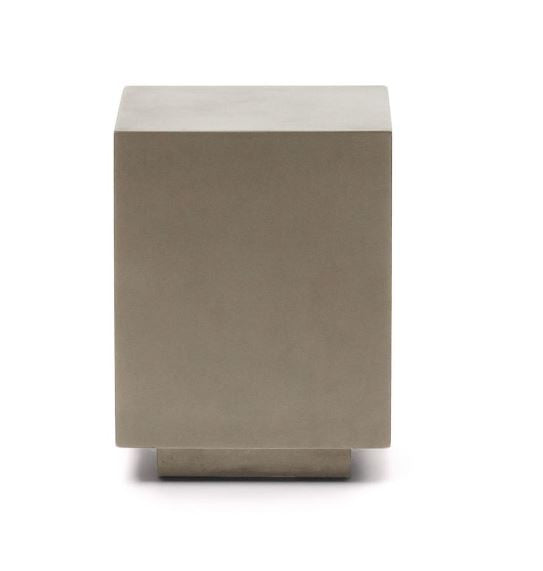 Masa laterala exterior gri din ciment 35x35 cm Rustella Kave Home