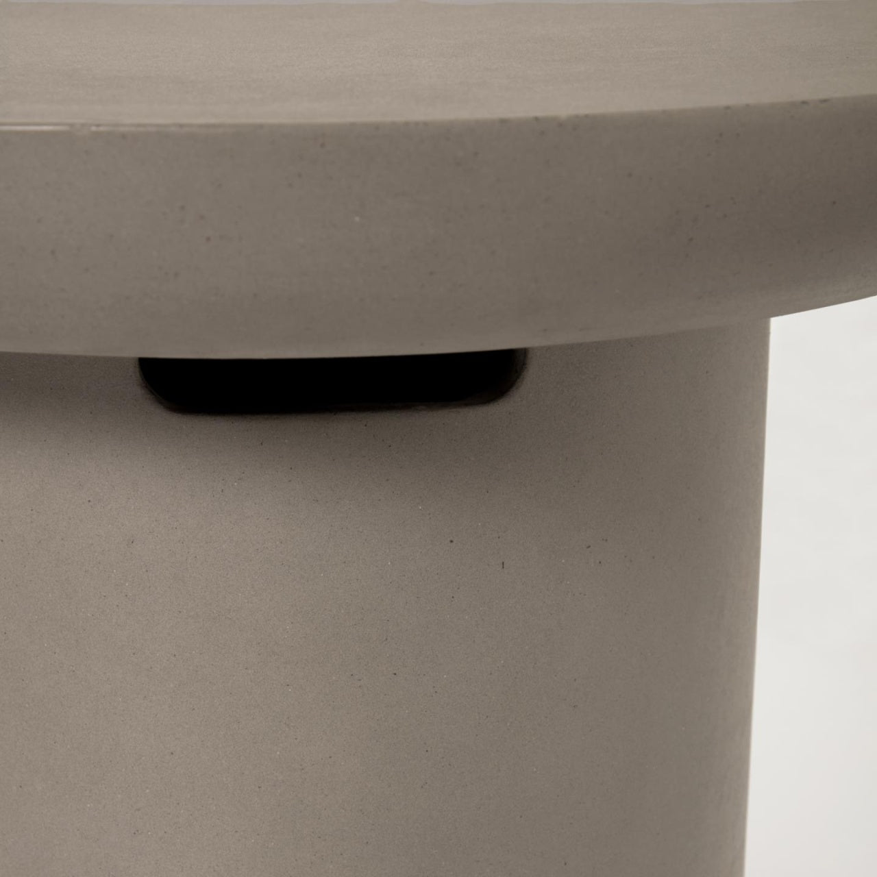 Masa laterala exterior gri din ciment 50 cm Taimi Kave Home