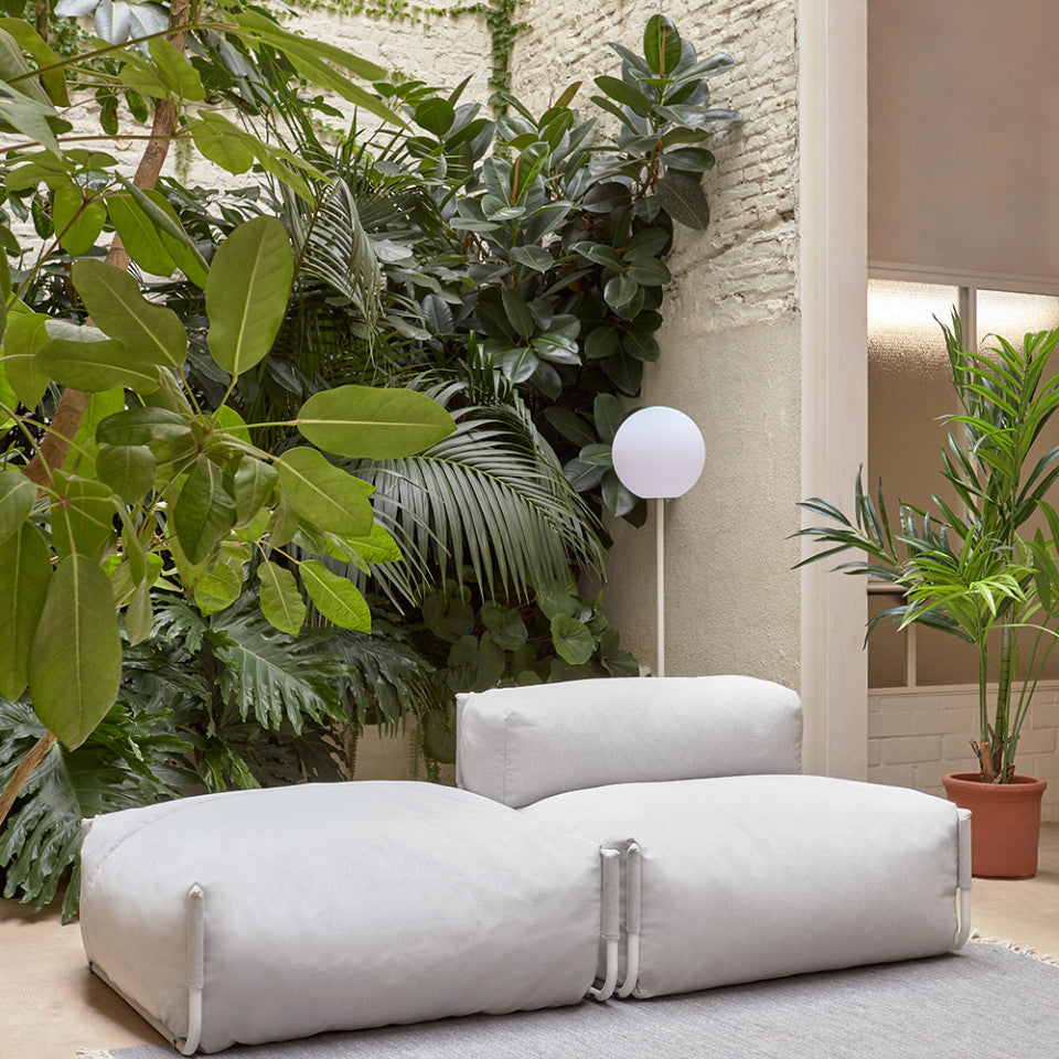 Masa laterala exterior gri din ciment 50 cm Taimi Kave Home