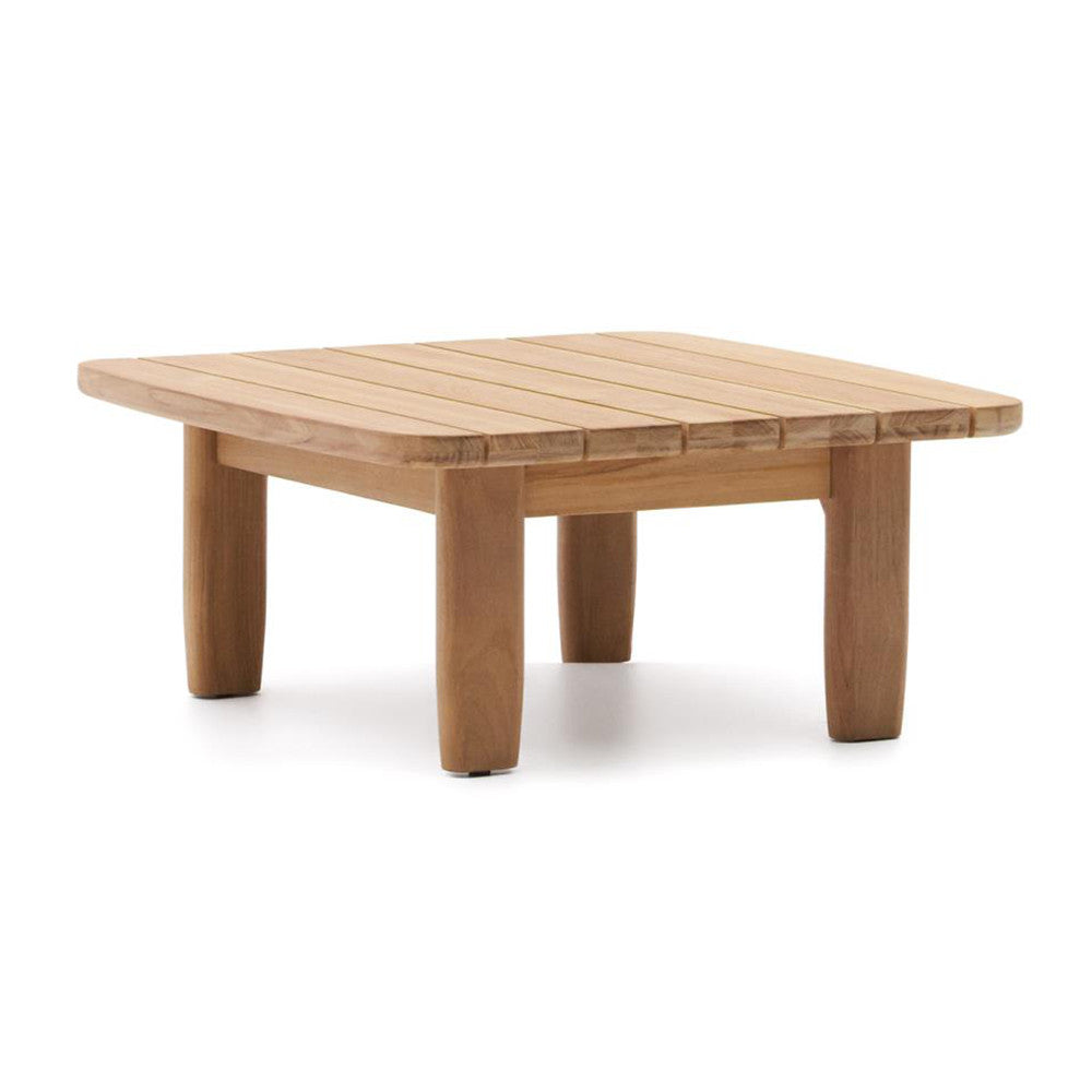 Masa laterala exterior maro din lemn 70x70 cm Tirant Kave Home