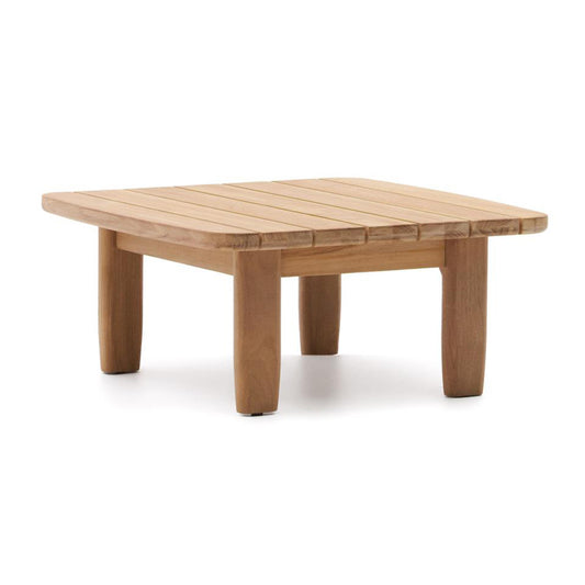 Masa laterala exterior maro din lemn 70x70 cm Tirant Kave Home