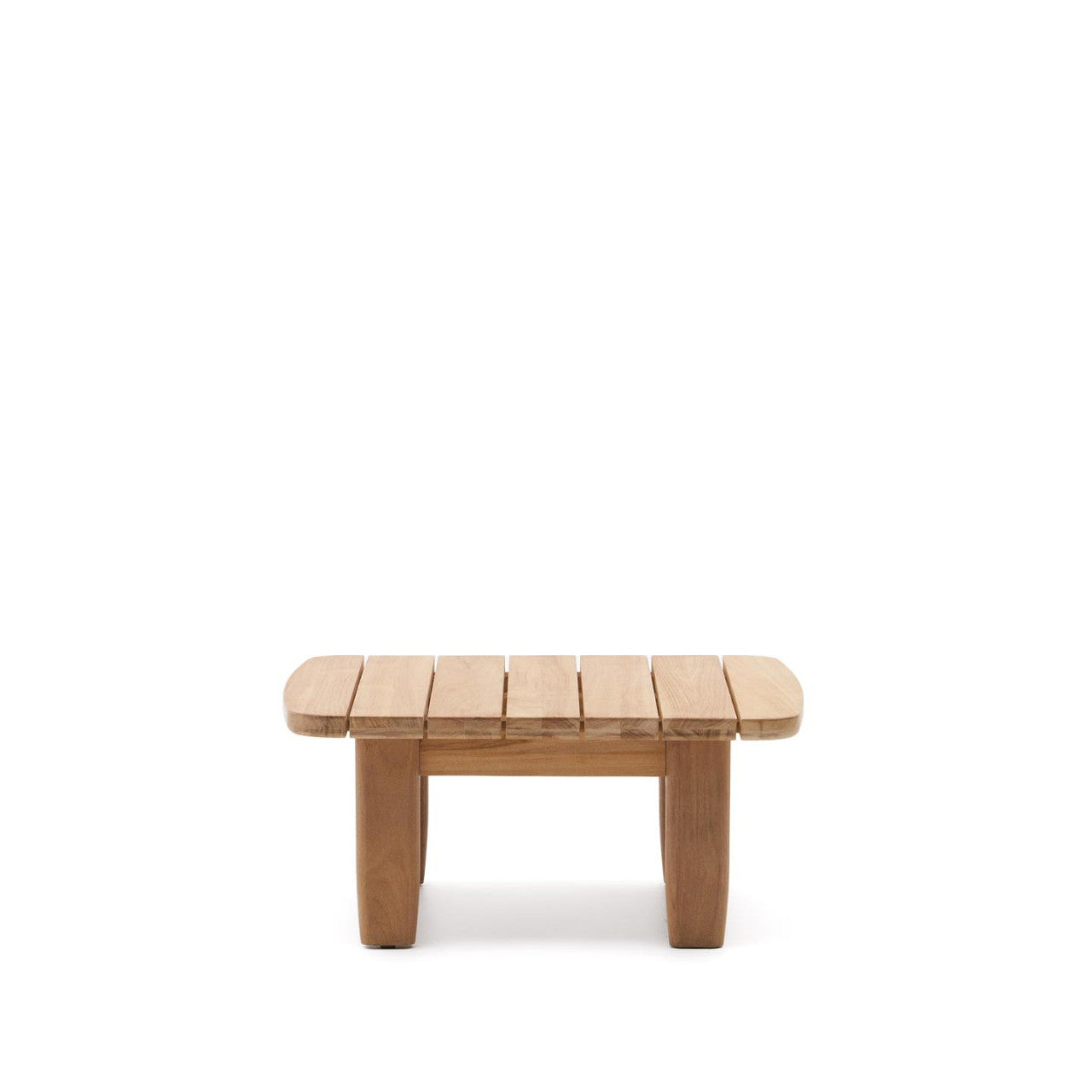 Masa laterala exterior maro din lemn 70x70 cm Tirant Kave Home