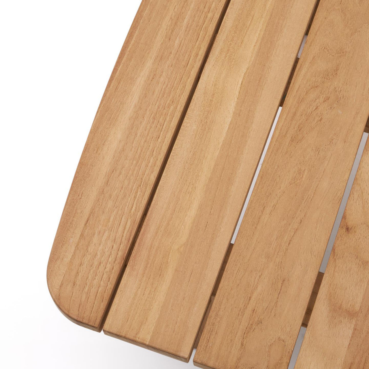 Masa laterala exterior maro din lemn 70x70 cm Tirant Kave Home